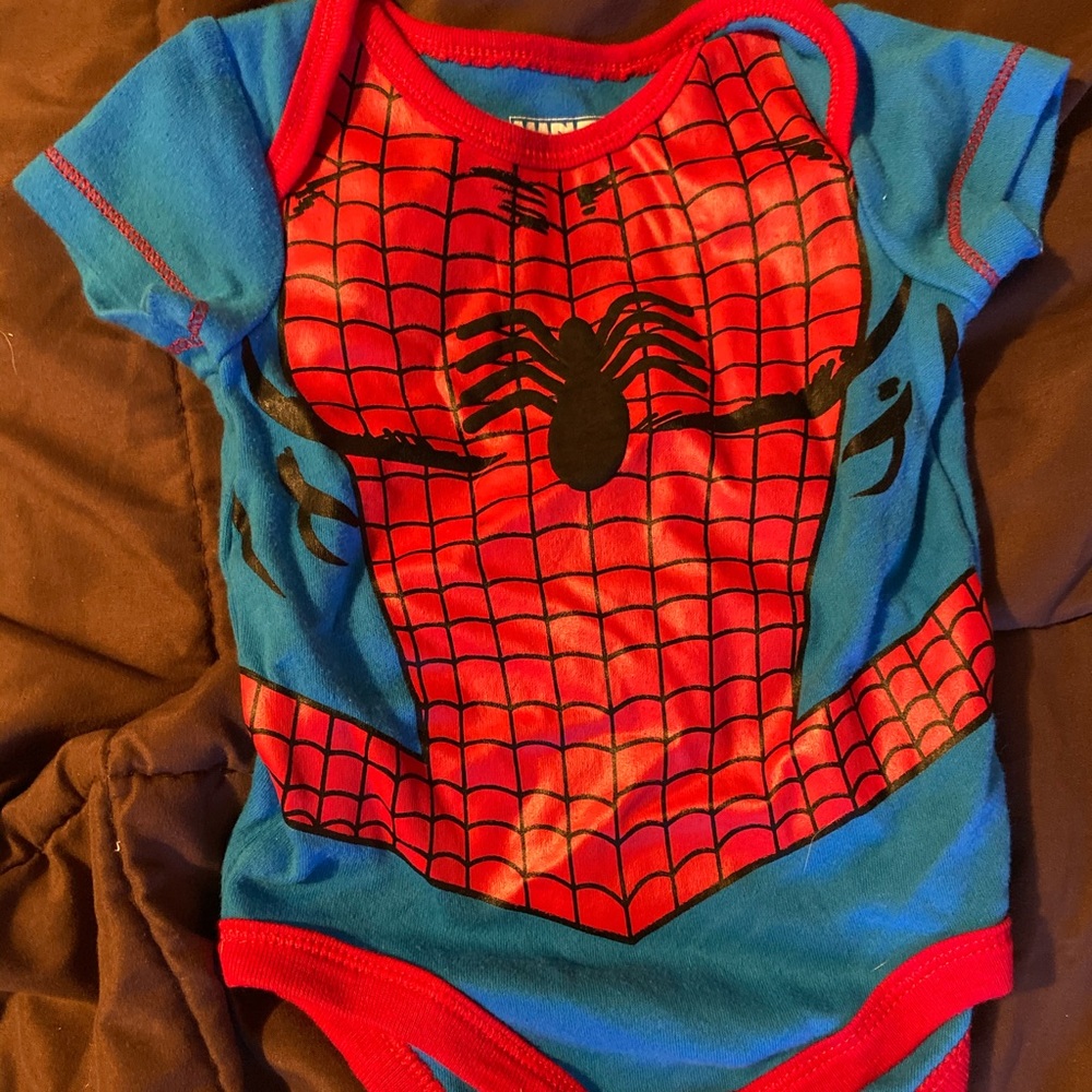 Spider man onesie